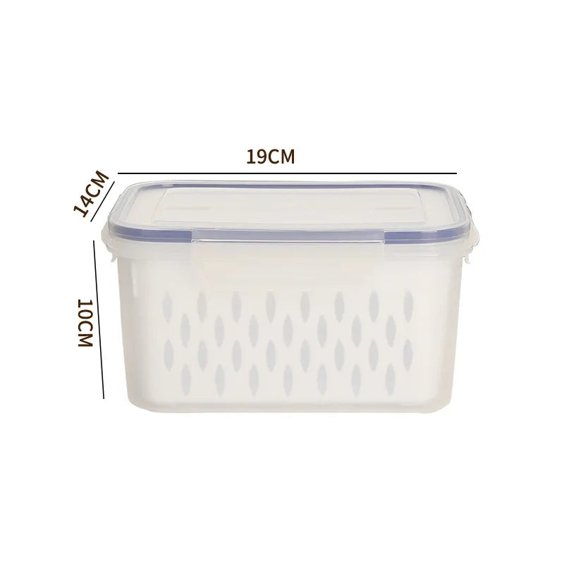 Simple Style Solid Color Plastic Storage Container Box