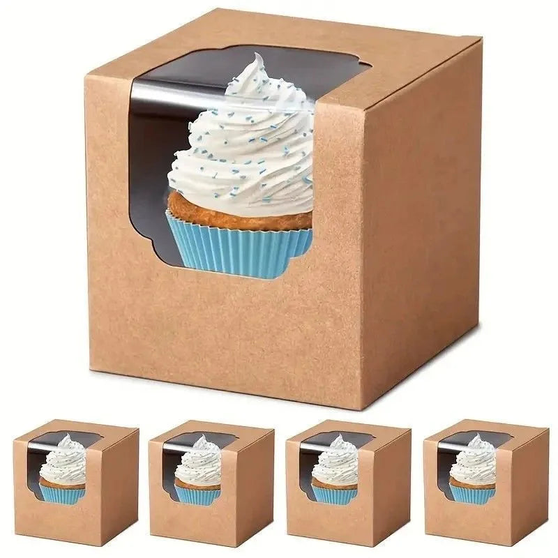 Bakery Packaging Muffin Box Paper Cup Cake Box Egg Tart Box Snowy Bride Packaging Box Cake Packaging Box Western Pastries Dessert