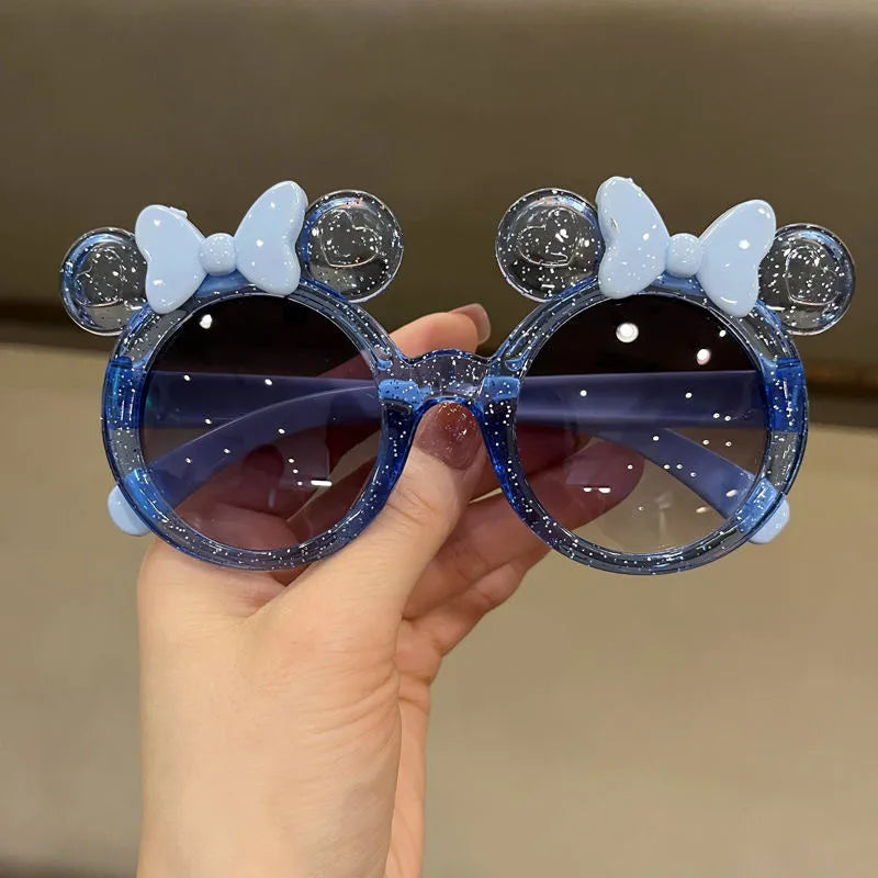Cute Bow Sunglasses Anti-UV Glasses Starlight Sunglasses Girls Fashion Colorful Star Dot Children's Shape