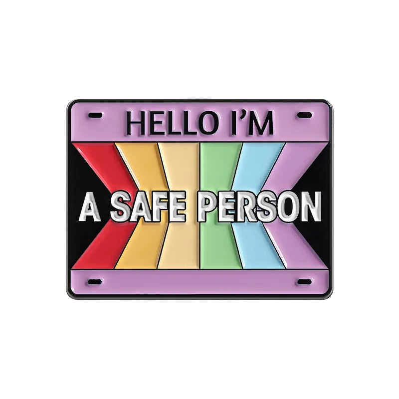 Creative Cartoon Rainbow Chest Pin Set Zinc Alloy Painted Cloud Shape Fashionable Men Women Lapel Pins Bag Decorations