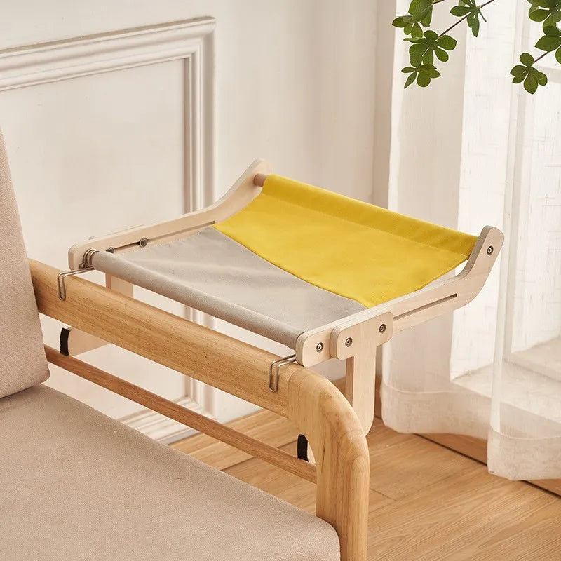 Simple Style Classic Style Wood Color Block Checkered Pet Bed