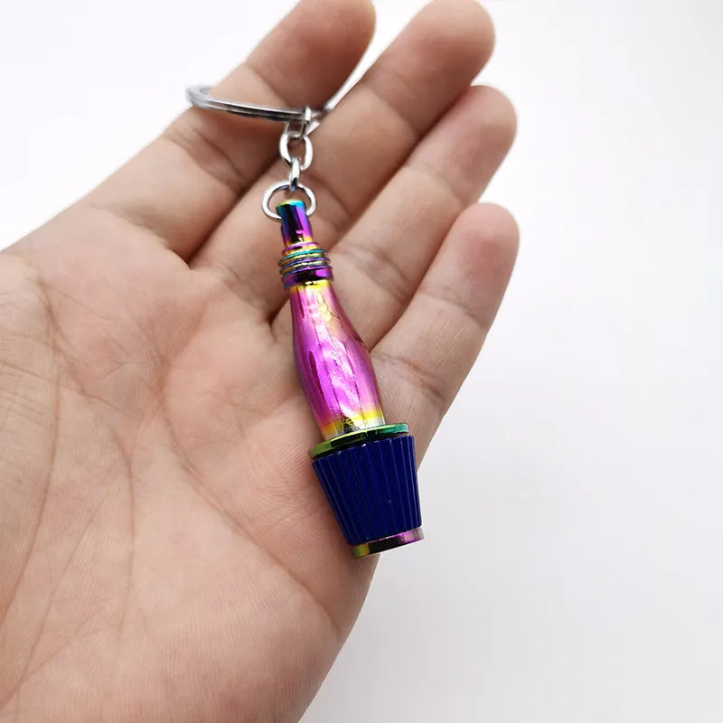 simple style brake disc turbine air filter zinc alloy unisex keychain