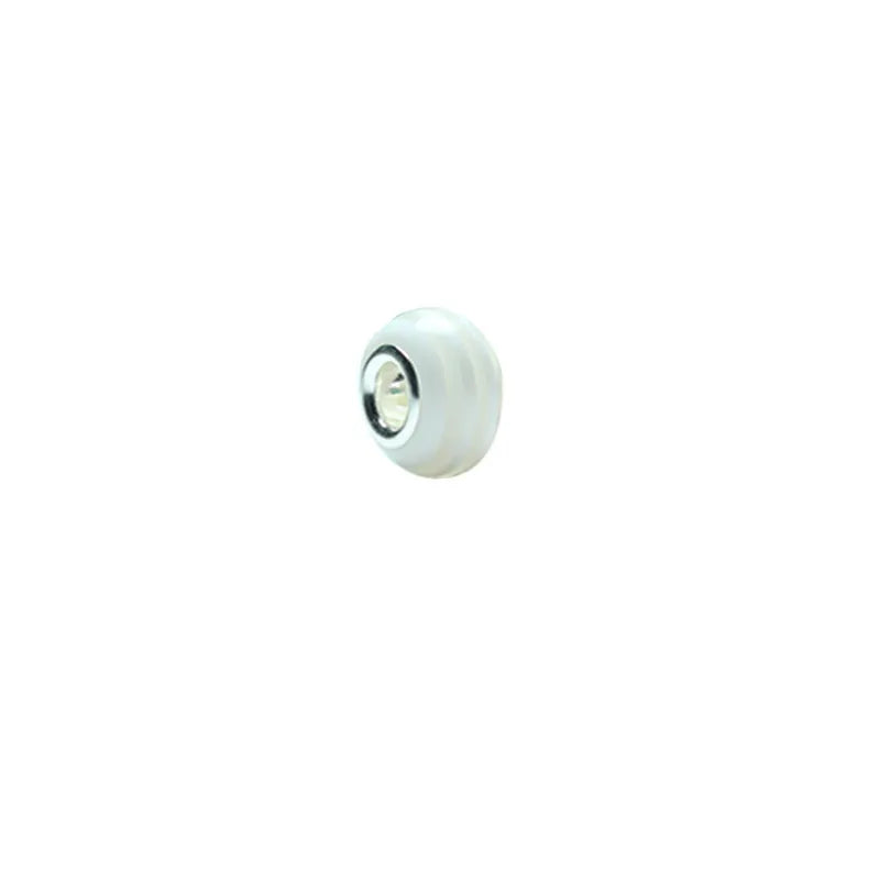100 PCS/Package 8 * 14mm Resin Round Color Block Beads