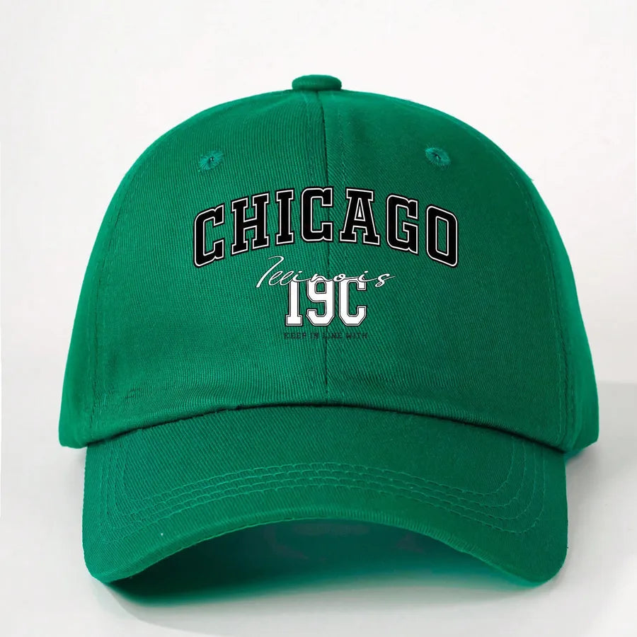 Unisex Retro Classic Style Letter Curved Eaves Baseball Cap