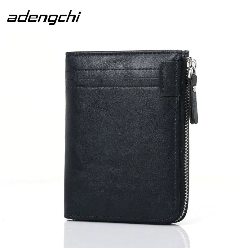 men's solid color zipper