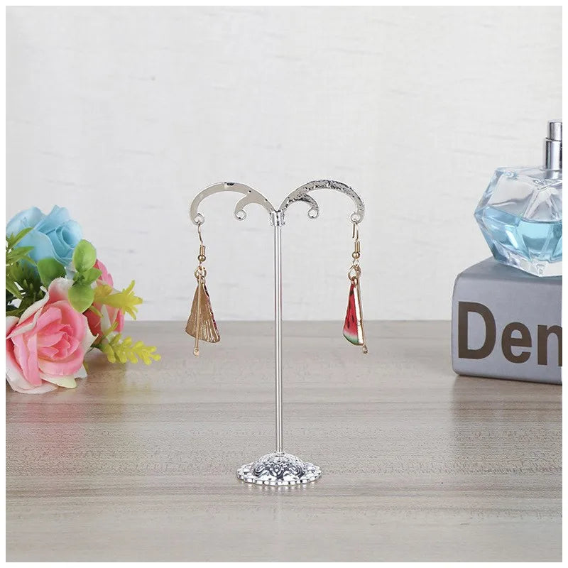 wrought iron earrings jewelry display stand three piece set  wholesale
