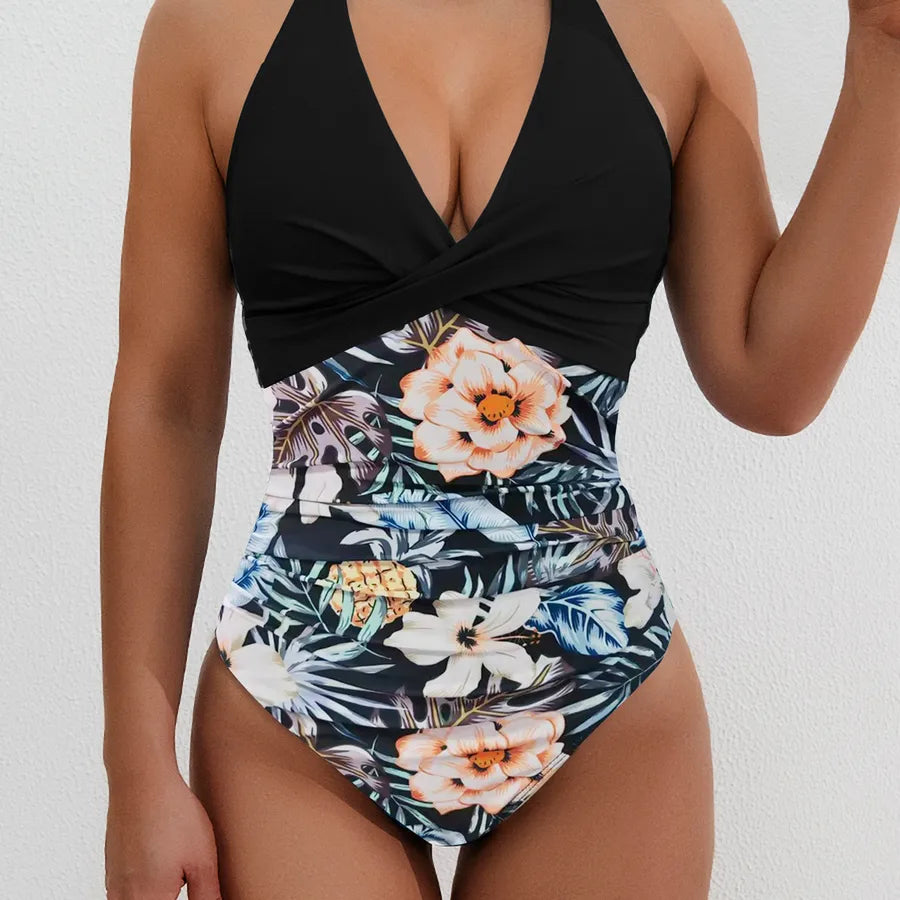 Women's Vacation Tropical 1 Piece One Piece Swimwear