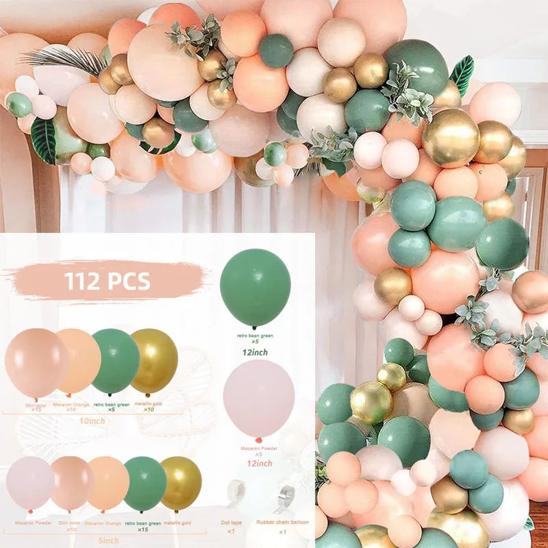 10 Series Birthday Party Decoration Balloon Suit Balloon Chain Arch Wedding Wedding Room Scene Arrangement