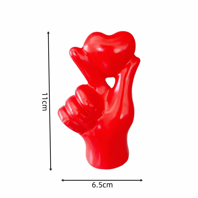 Simple Style Classic Style Gesture Plastic Resin Ornaments Artificial Decorations