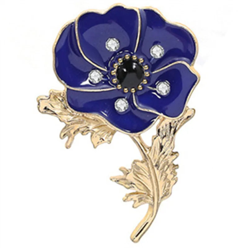 Casual Elegant Lady Flower Alloy Stoving Varnish Plating Unisex Brooches