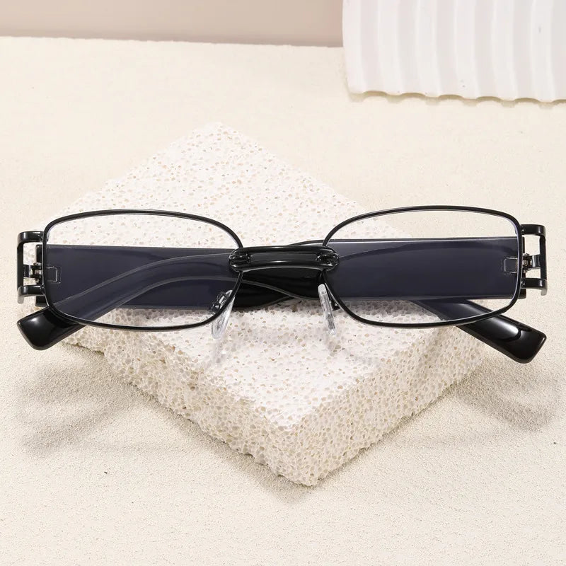 Casual Style Basic Solid Color Pc Square Full Frame Women's Sunglasses