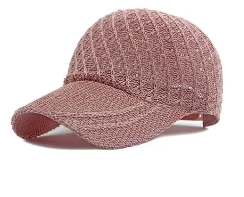 women's basic lingge curved eaves baseball cap