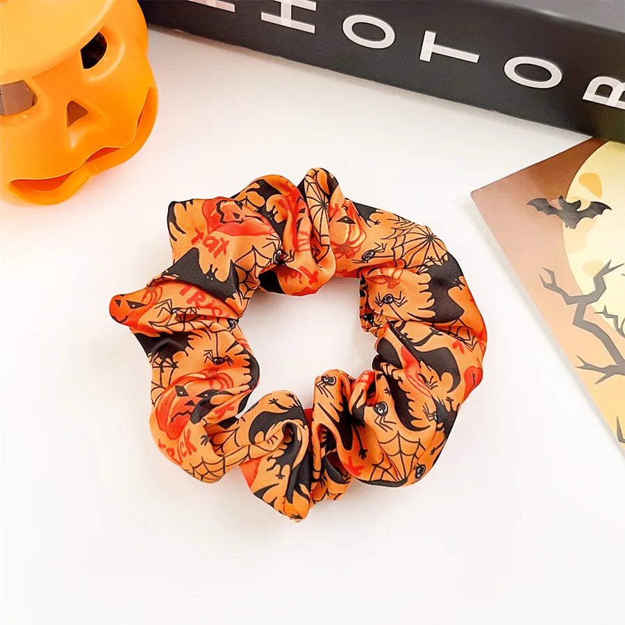 Halloween Pumpkin Skull Large intestine Elastic Hair Ties Festival Atmosphere Retro Classic Head Ropes European Style Design
