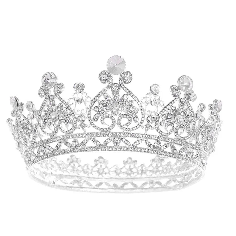 Women'S Retro Crown Alloy Diamond