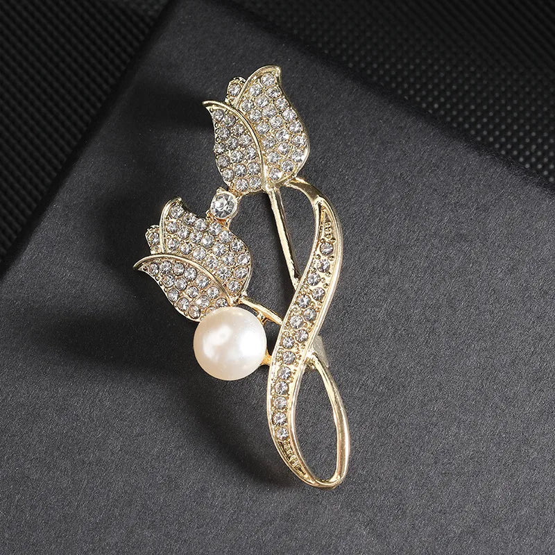 Green Chinese Style Brooch Pin Vintage High-End Tassel Creative Versatile Hanfu Cheongsam Embroidery Zinc Alloy Jewelry Accessory