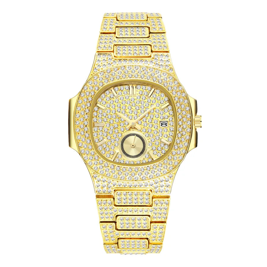 Casual Elegant Geometric Butterfly Double Snap Quartz Men's Watches