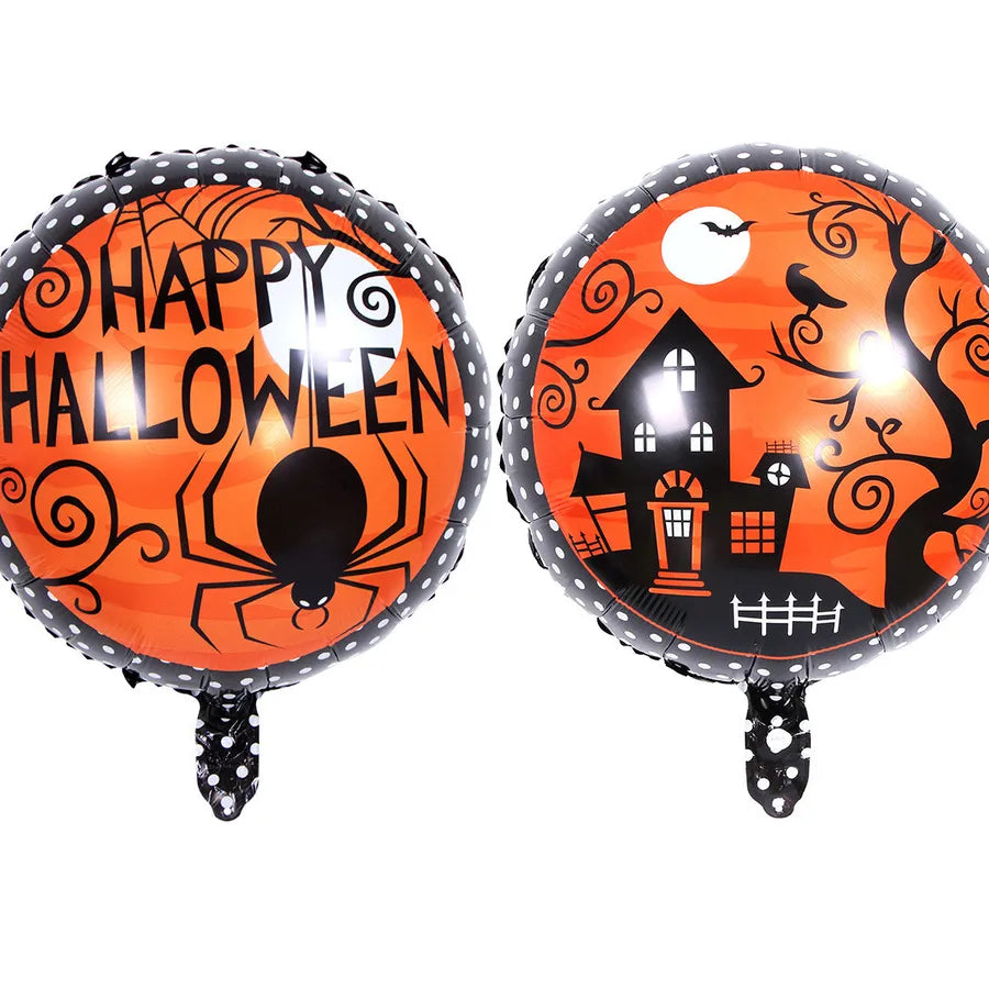 Halloween Pumpkin Bat Skull Aluminum Film Party Balloons Party Supplies Balloons