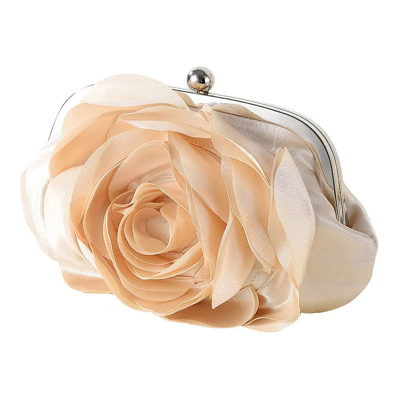 Elegant Floral Wedding Dress Handbag New Fashion QiPao Hanfu Bag Clutch Bag For Women Polyester Material Small Size