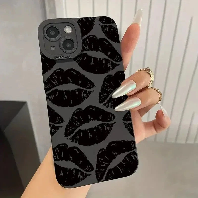 Silica Gel Lips Novelty Streetwear Phone Cases Phone Accessories
