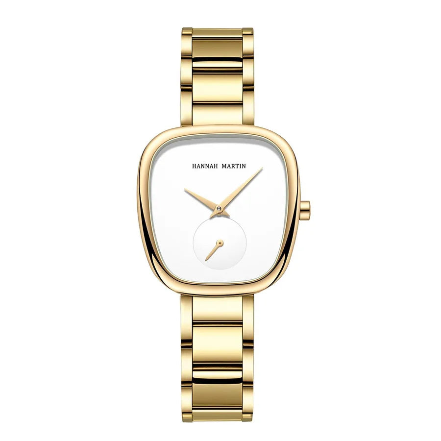fashion round jewelry buckle quartz women's watches