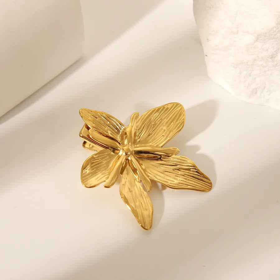 Classic Style Women's Dragonfly Butterfly Bowtie 304 Stainless Steel Hair Clip