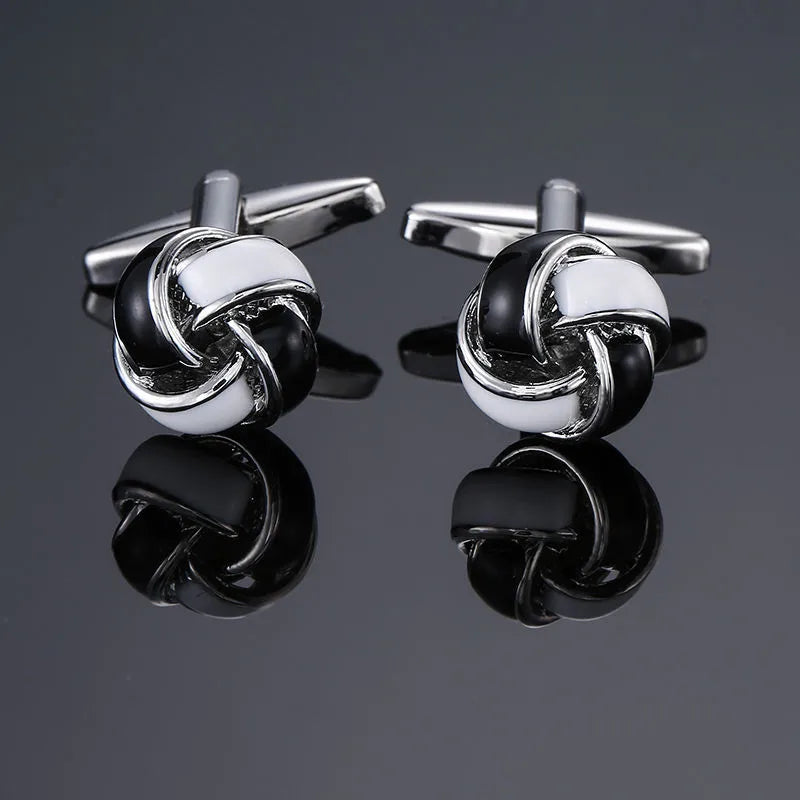 simple style solid color copper plating unisex cufflinks 1 pair