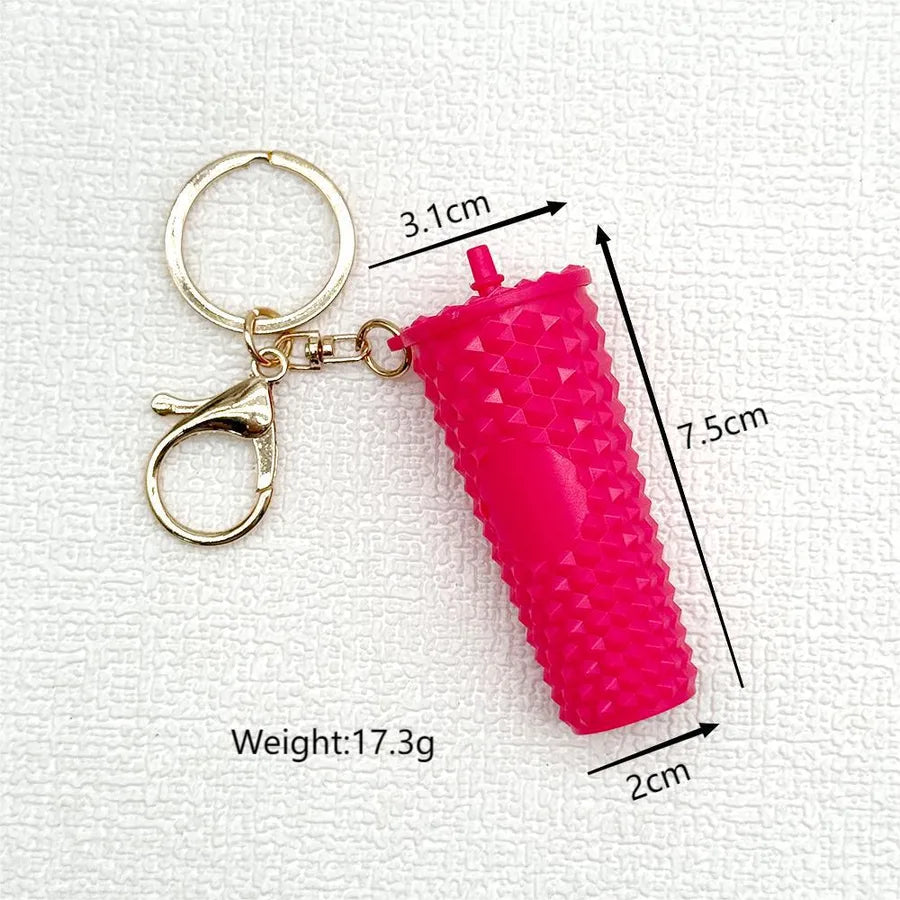 Simple Style Colorful Plastic Unisex Keychain