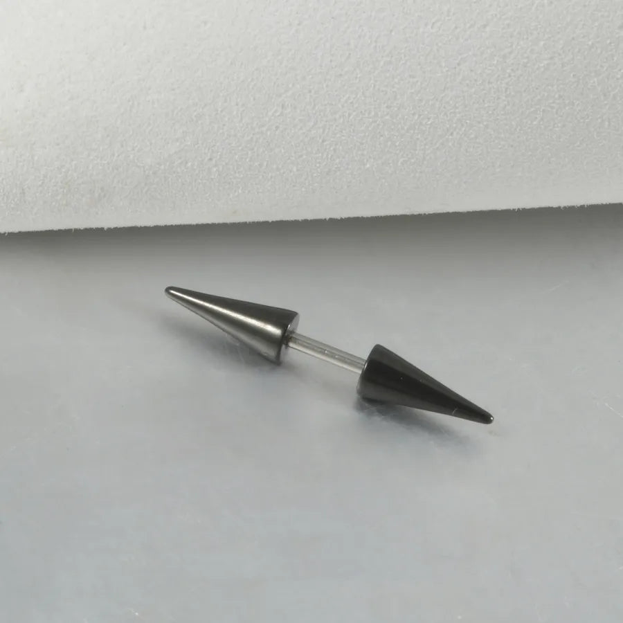 1 Piece Eyebrow Studs Casual Exaggerated Simple Style Solid Color 304 Stainless Steel Plating 18K Gold Plated