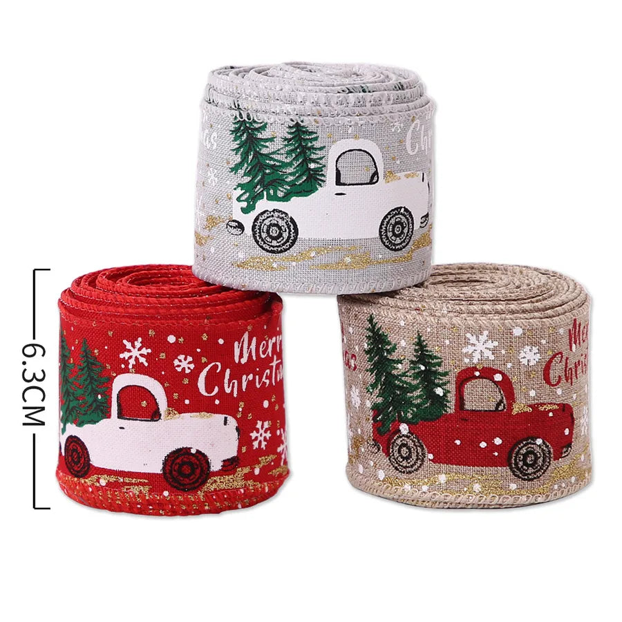 Christmas Casual Christmas Tree Car fine linen Party Decorative Props Gift Wrapping Supplies