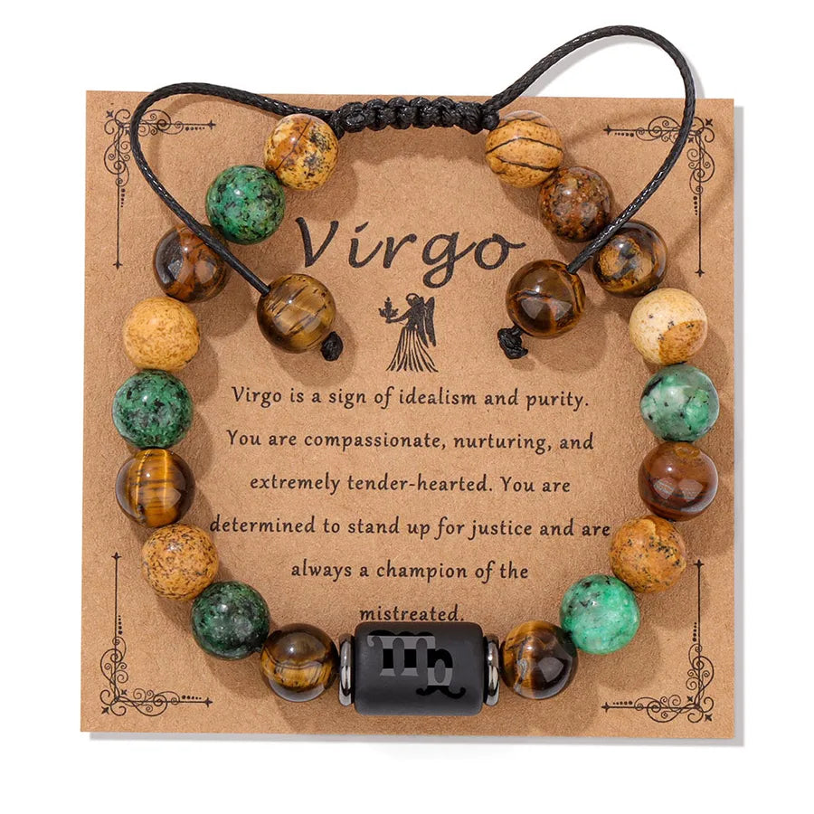 Simple Style Constellation natural stone Bracelets In Bulk
