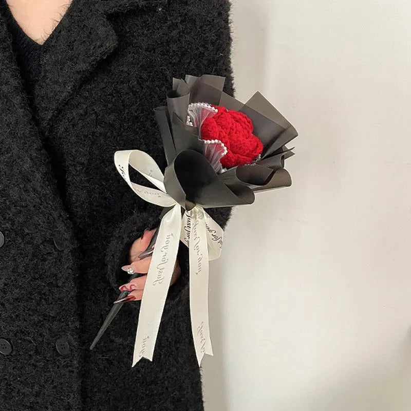 Sweet Multicolor Knit Artificial flowers