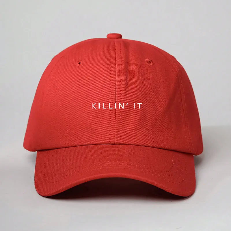 Unisex Elegant Lady Letter Curved Eaves Baseball Cap