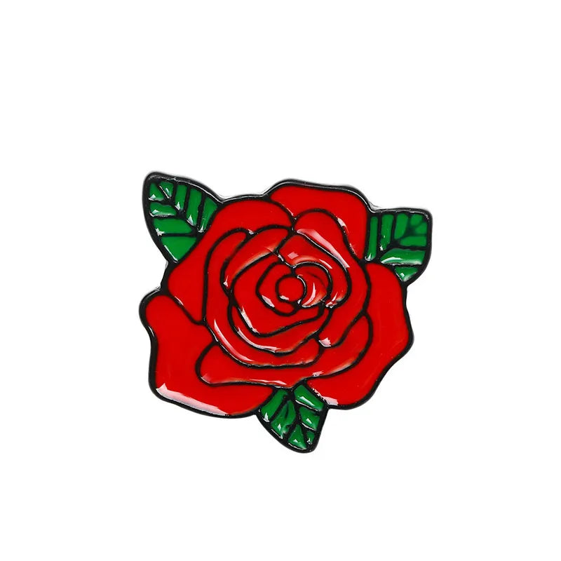 Casual Elegant Lady Flower Alloy Stoving Varnish Plating Unisex Brooches