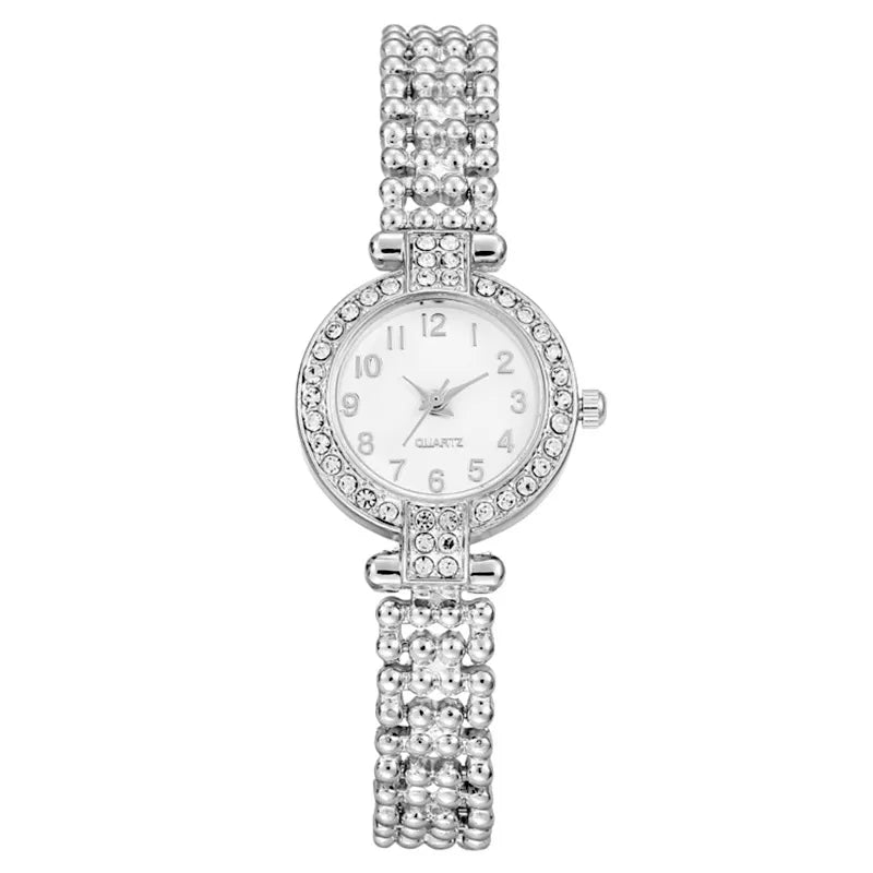 Casual Elegant Geometric Jewelry Buckle Quartz Watch Women's Watches