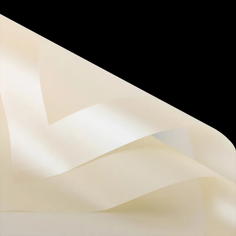 Elegant Romantic Sweet Solid Color Plastic Daily Date Korean Floral Wrapping Paper Party Supplies Gift Wrapping Supplies 1 Pack of 20 Sheets