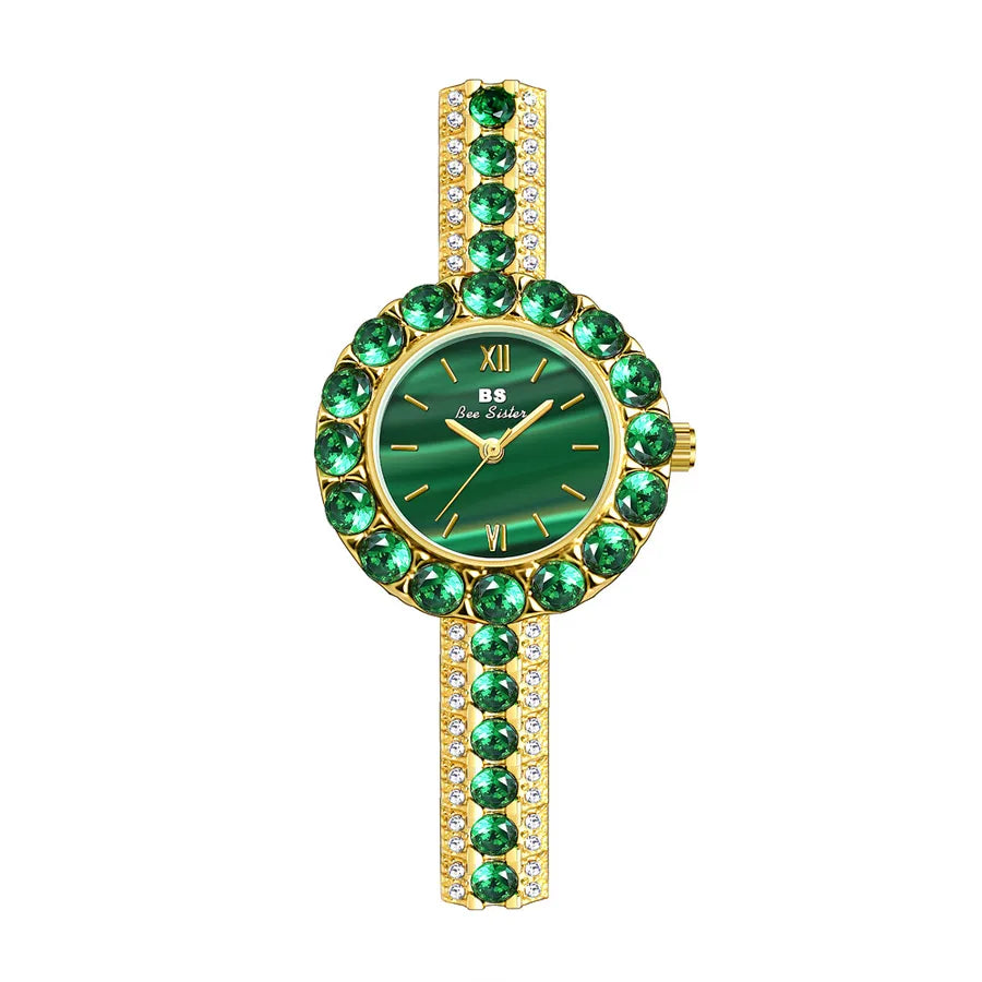 Elegant Solid Color Jewelry Buckle Quartz Watch Women's Watches