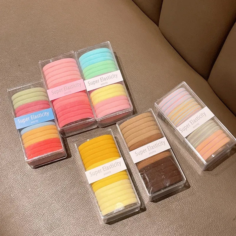 Simple Style Girl'S Solid Color Cloth Hair Tie