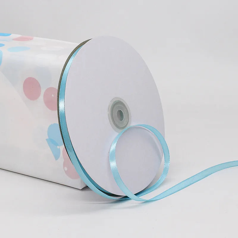 Classic Style Solid Color Polyester Wedding Birthday Party Supplies Gift Wrapping Supplies 1 Roll