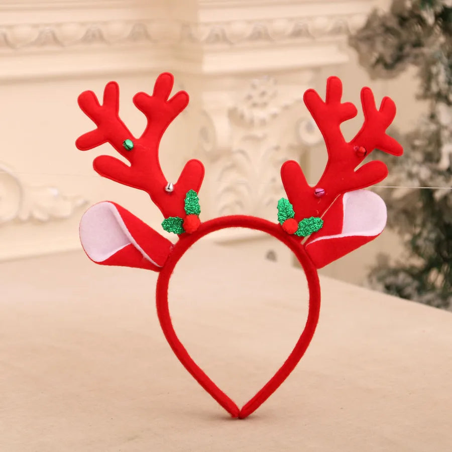 Christmas Cute Snowman Antlers Elk Nonwoven Party Festival Hair Band Costume Props Party Accessories