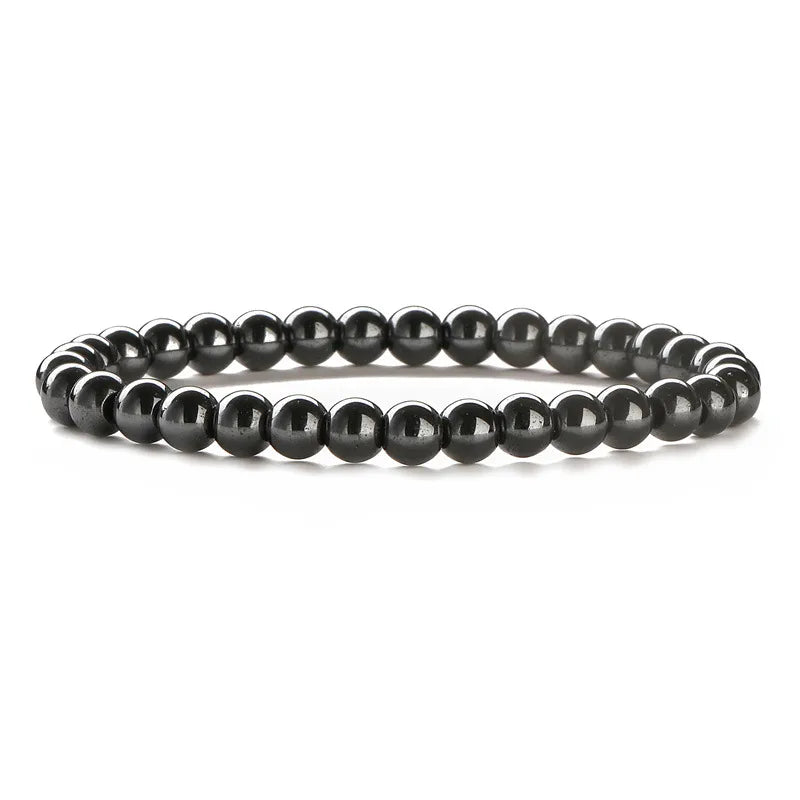 Retro Classic Style Geometric natural stone Tiger Eye black gallstone Bracelets In Bulk