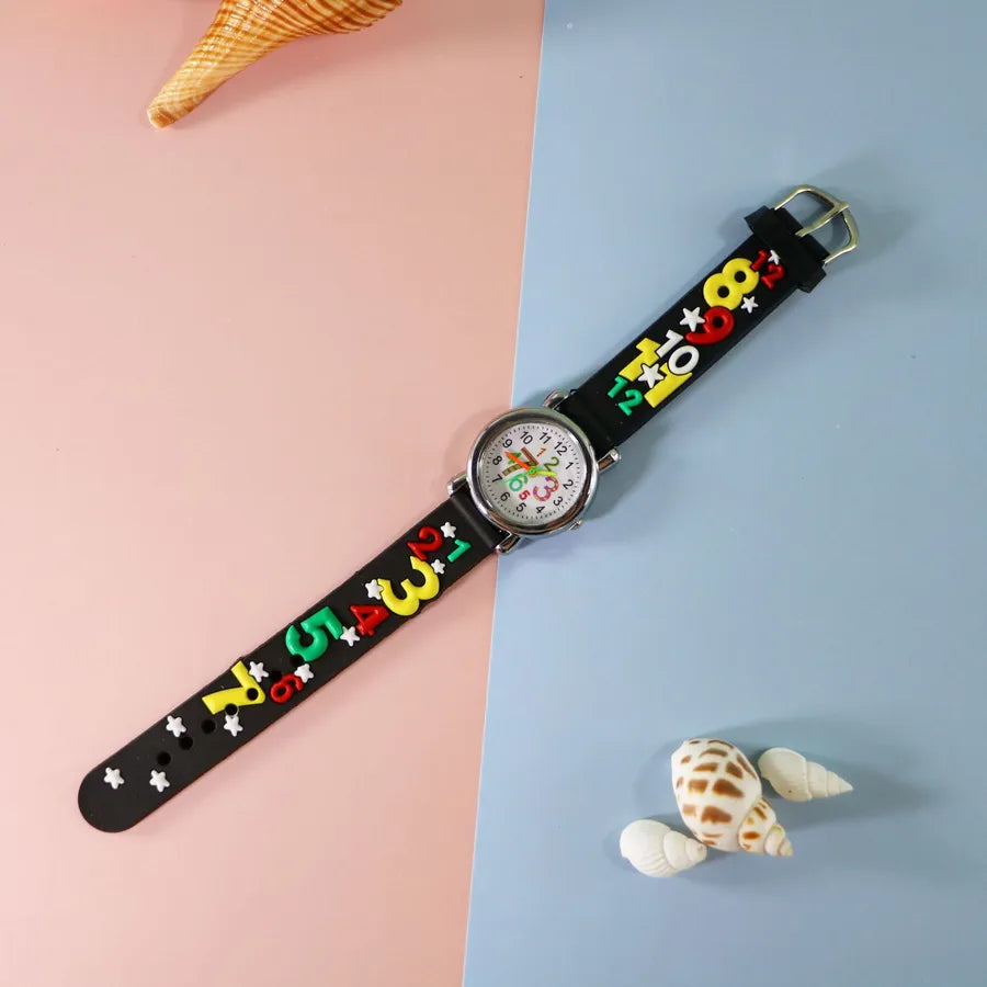 Manufacturers supply new creative children's watches kindergarten Primary School students cartoon clap watch cartoon table