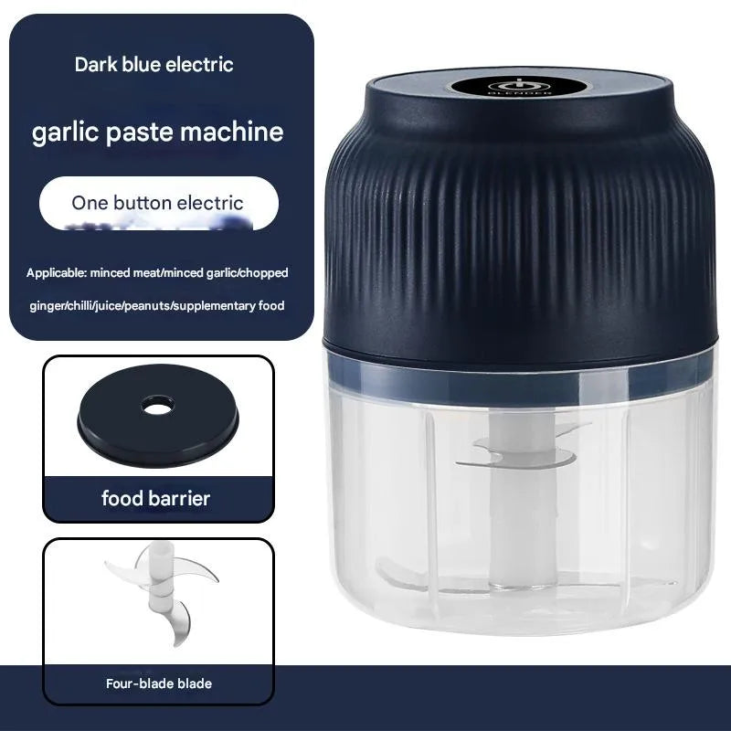Electric Garlic Beater Rechargeable Garlic Beater Household Garlic Mashed Artifact Small Auxiliary Food Cooking Machine Garlic Pull