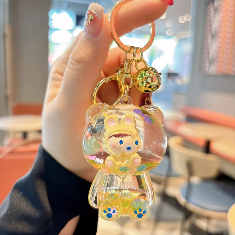 1 Piece Cute Cartoon Character Acrylic Unisex Bag Pendant Keychain