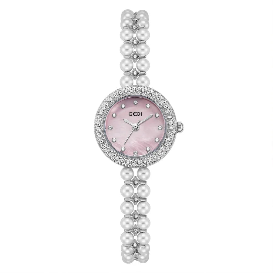 Goldie Light Luxury Diamond-encrusted Fritillaria Women's Watch Niche Chinese High-end Feeling Beads Wrist Watch Women's Bracelet Quartz Watch