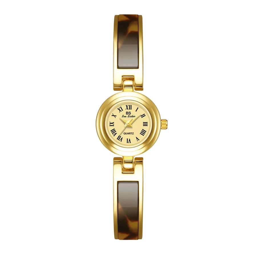 Elegant Solid Color Jewelry Buckle Quartz Watch Women's Watches