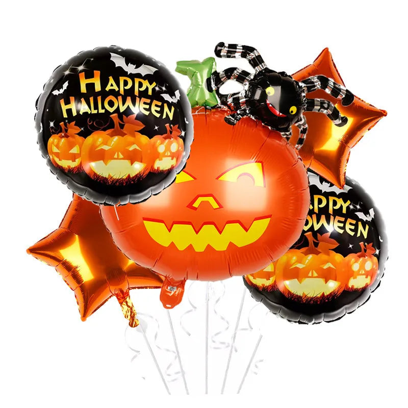halloween geometric aluminum film party balloon