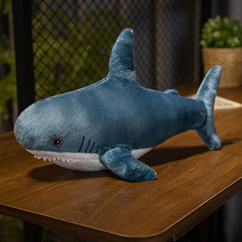 cute Ah Woo Shark pillow shark doll plush toy doll birthday gift female wholesale spot