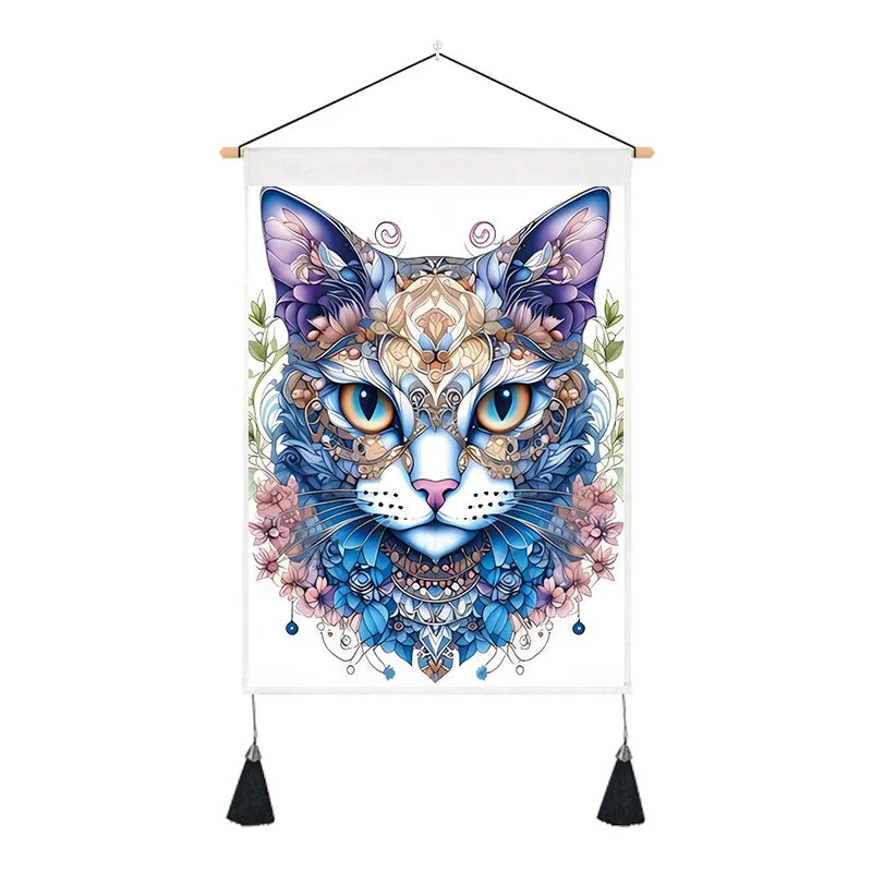 Simple Style Classic Style Color Block cotton and linen pendant Wall Art