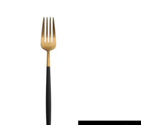 casual solid color stainless steel tableware 1 piece