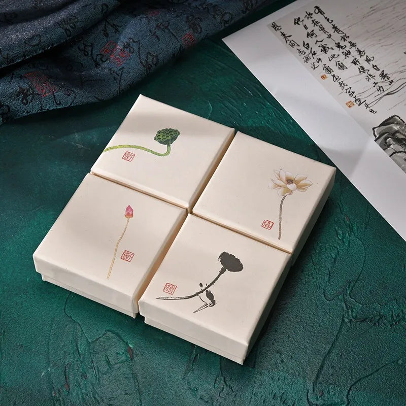 casual solid color pu leather jewelry boxes 1 piece